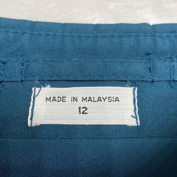 Vintage Belted Trench Coat Rain Shine Coat Wool Blend Liner Size 12 - Picture 9 of 13